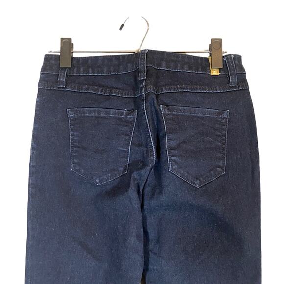 LC Lauren Conrad Dark Blue Straight Classic Denim Jeans Women Sz 6 - Picture 7 of 9